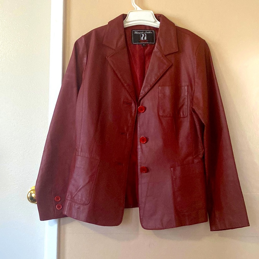 Leather jacket